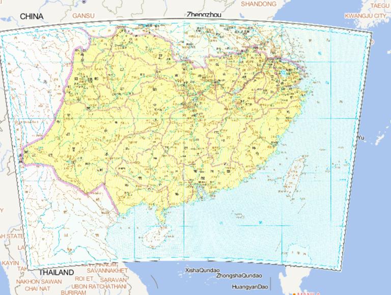 The Historical Maps of Zhujuns in the South of Huai Han in the Qin Dynasty