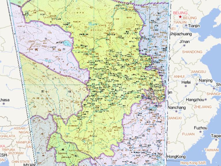 The Historical Map of Zhouguo in Northern Dynasties