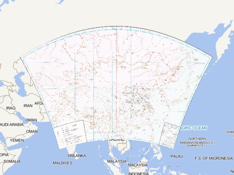 The Historical Map of China 's Shang Dynasty