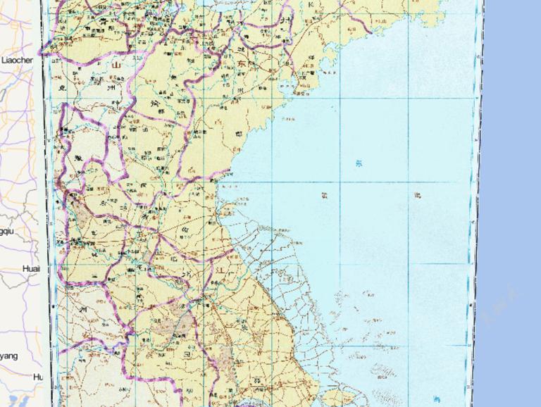 The Historical Maps of Qingzhou and Xuzhou during the Western Jin Dynasty in China